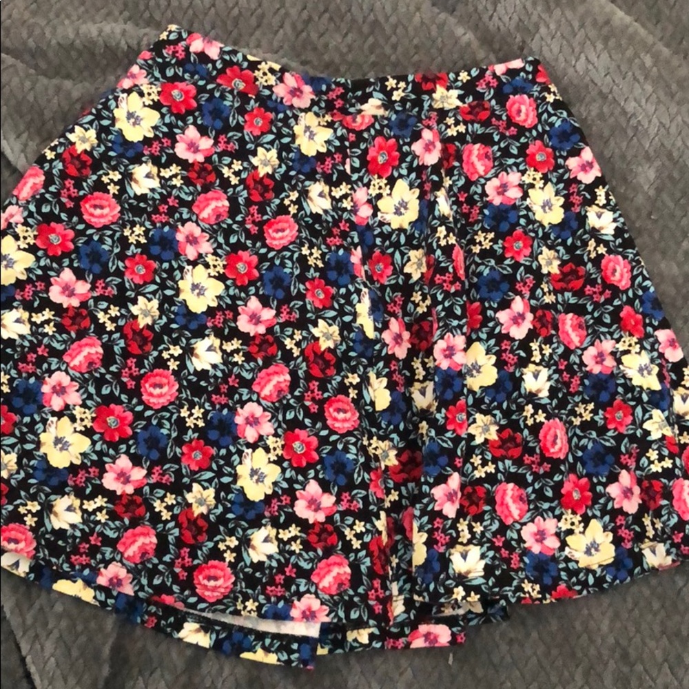 Floral skater skirt